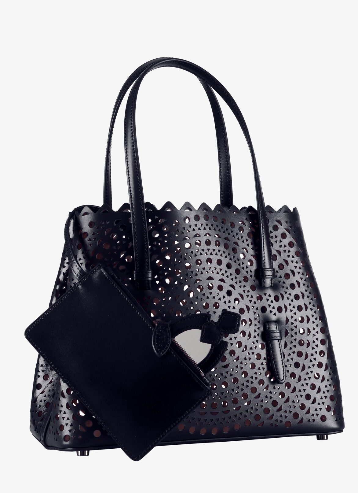 Sac Cabas Mina 20 ALAÏA BLEU NUIT SAC CABAS MINA 20